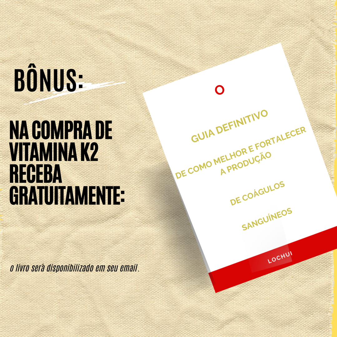 Vitamina K - 60 cápsulas