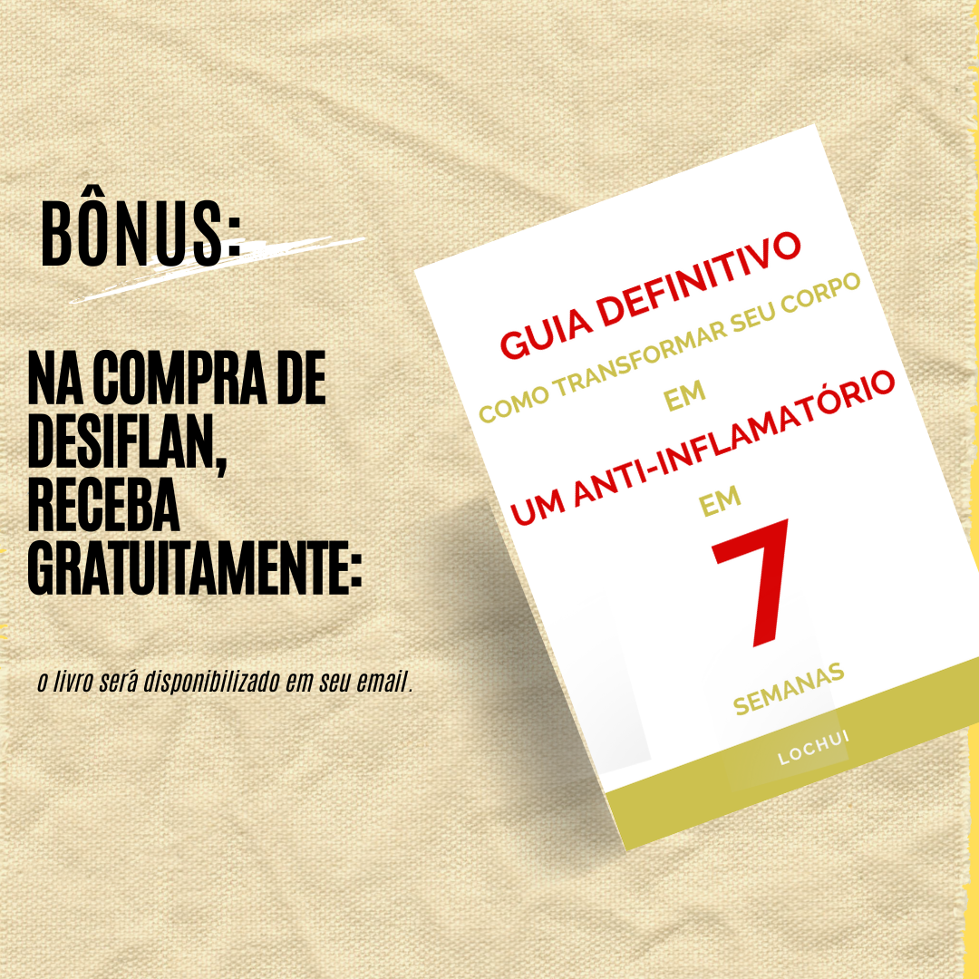 DESIFLAN, Feito para Inflamação - 60 Cápsulas 500mg