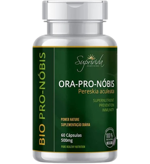 Ora-Pro-Nóbis, Antioxidante Natural- 60 Cápsulas 500mg