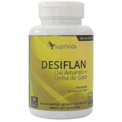 DESIFLAN, Feito para Inflamação - 60 Cápsulas 500mg